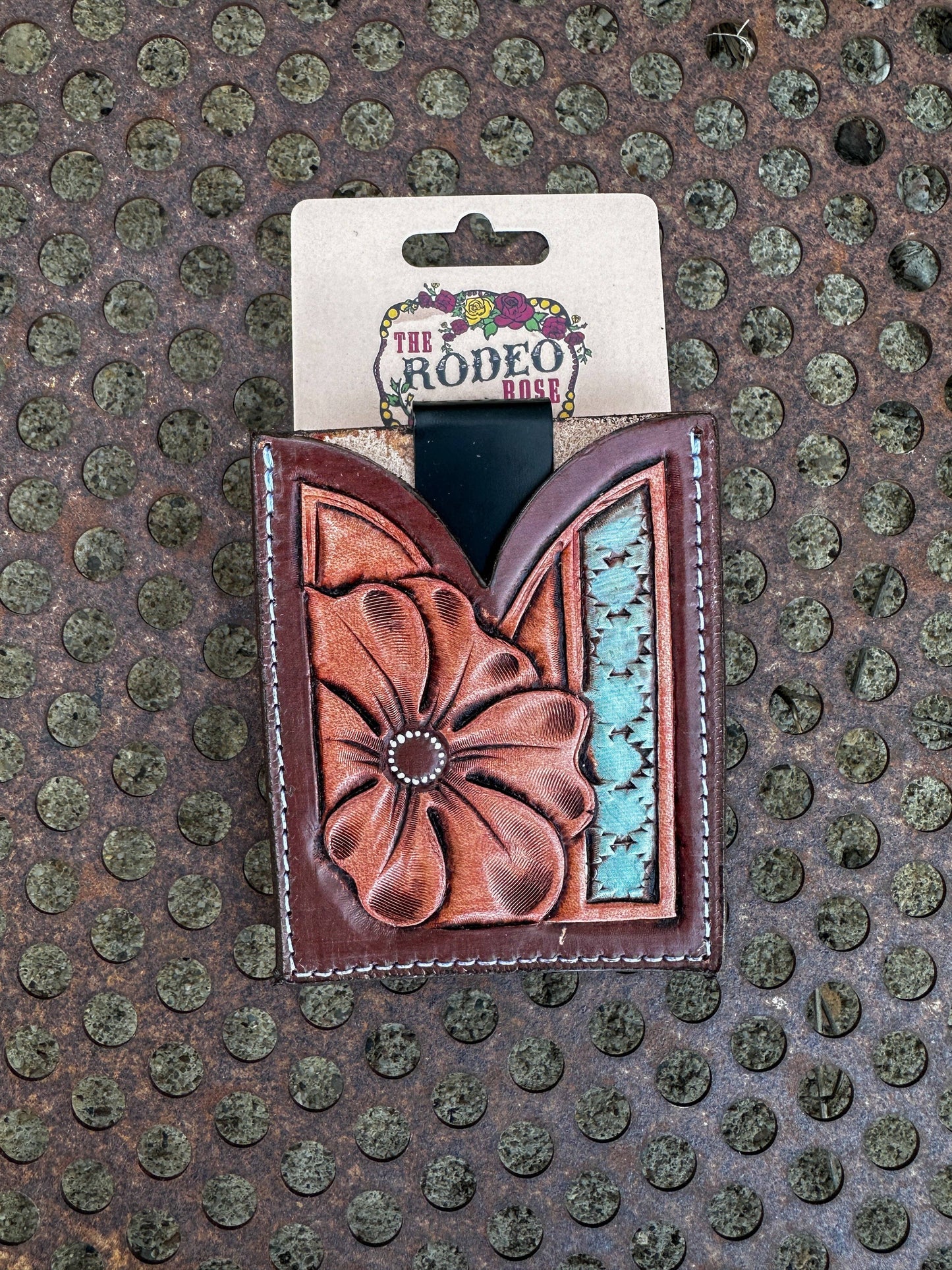 Leather Boot Wallet Cowgirl Rodeo Western Cowboy