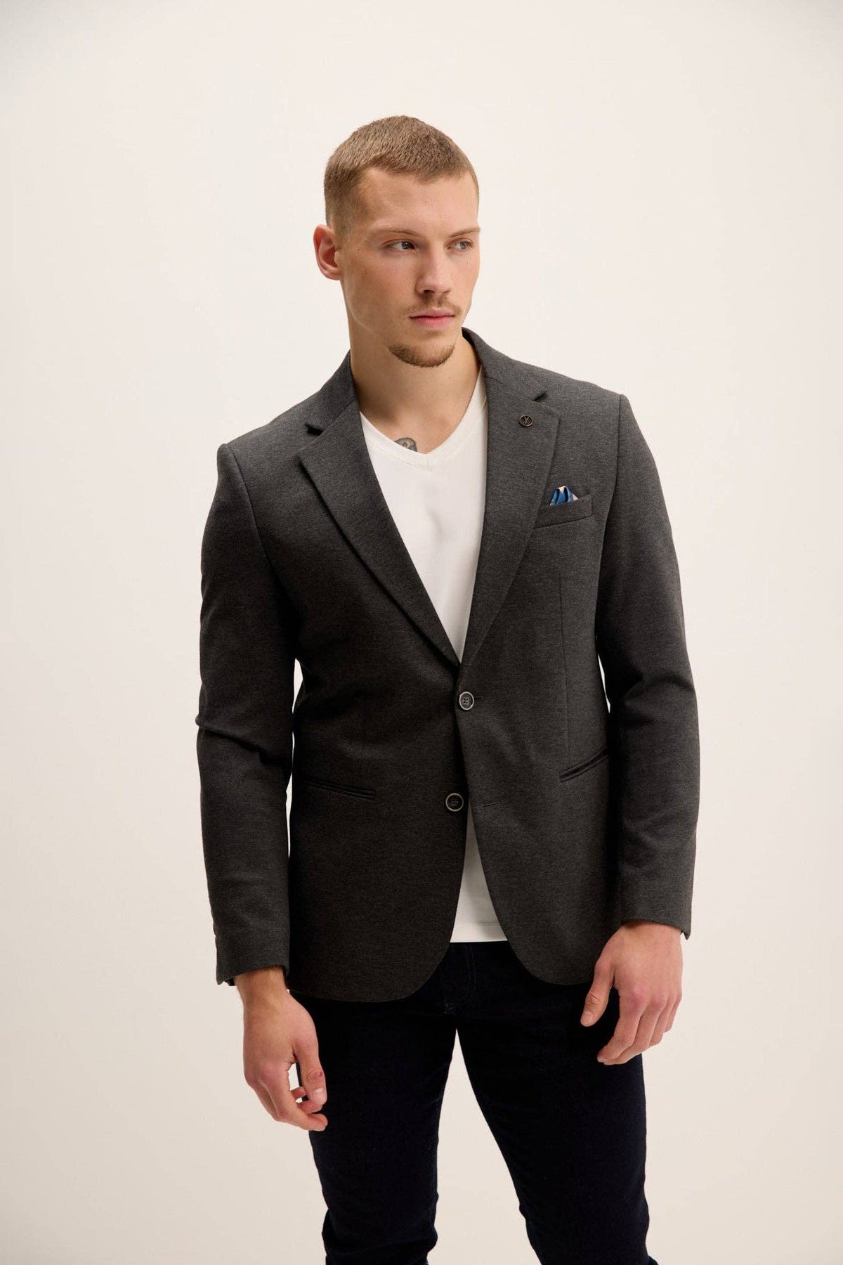 Men's Classic Fit Blazer - Anthracite