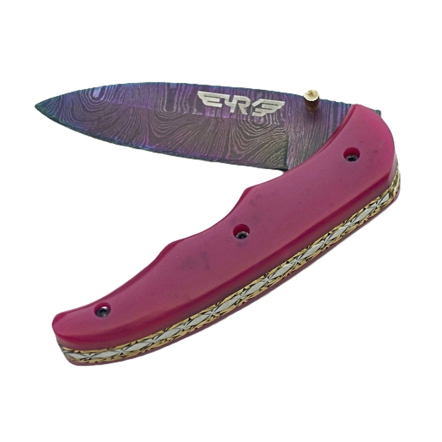 Sangria Folding Knife - Damascus Steel