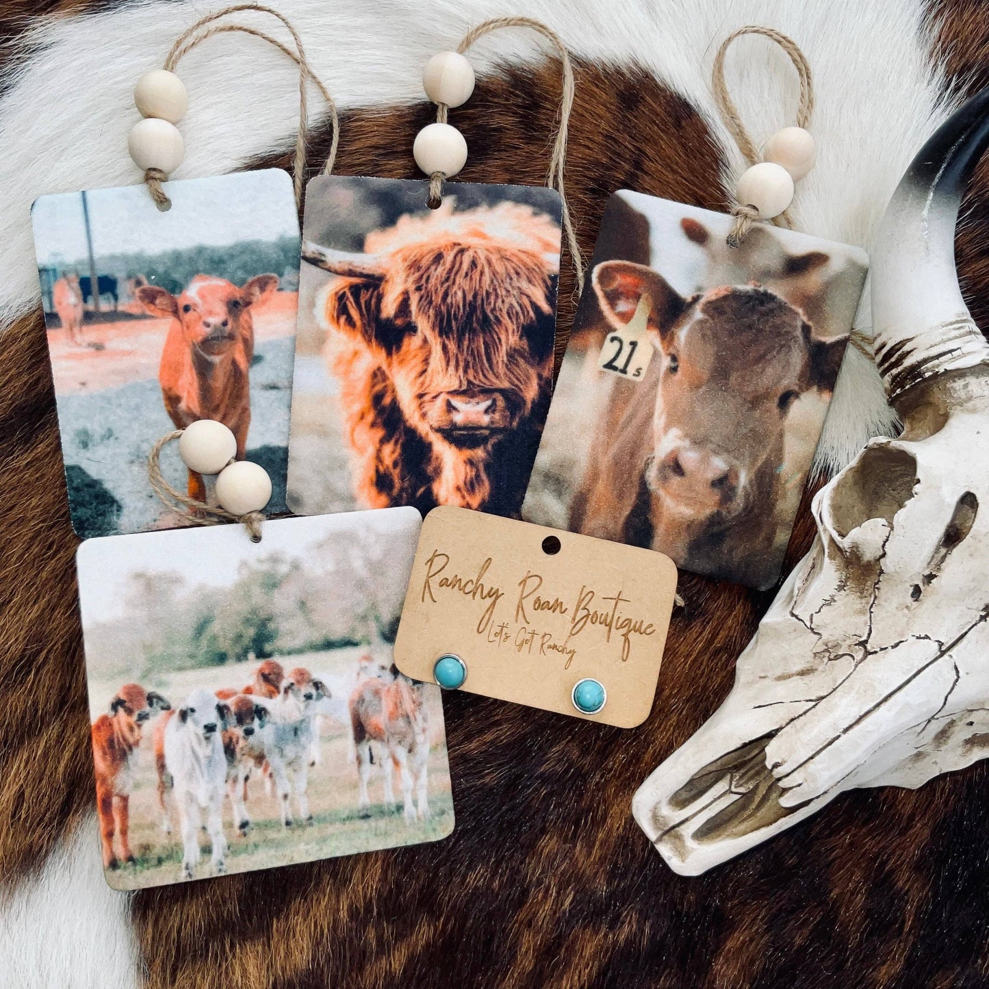 Cow Western Cattle Felt Freshie