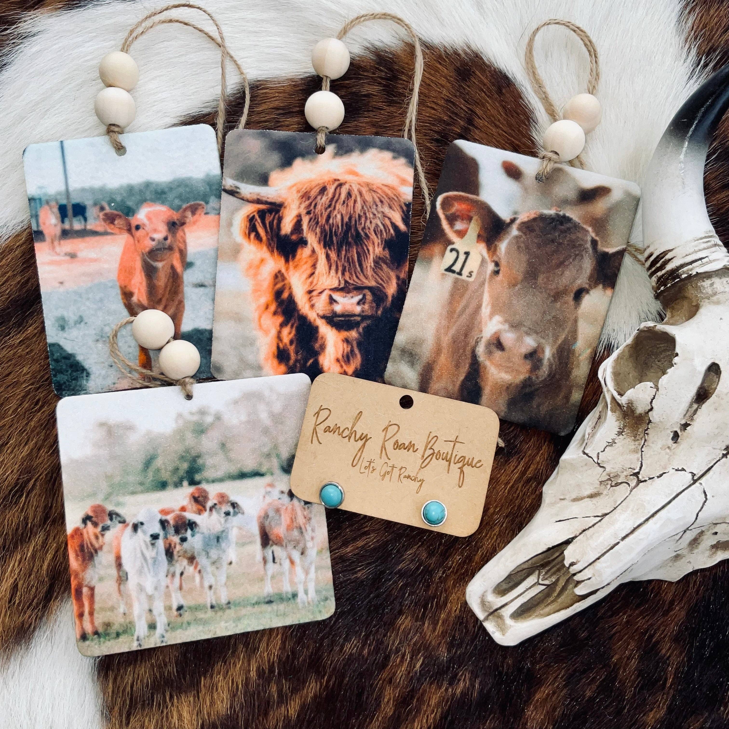 Cow Western Cattle Felt Freshie