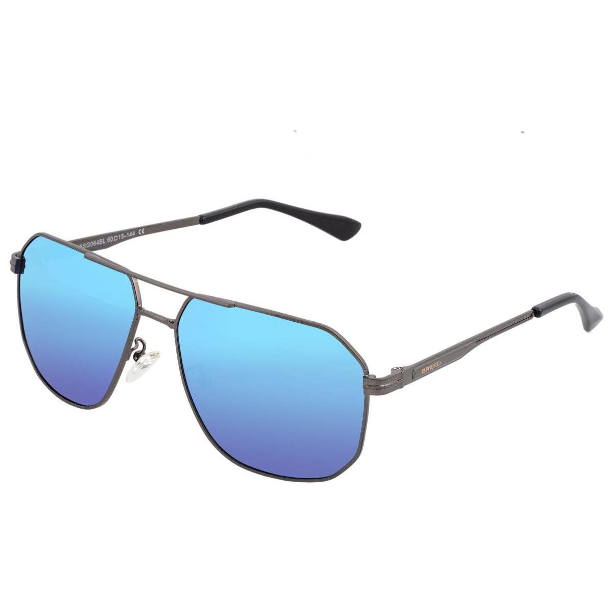 Breed - Breed Norma Stainless Steel Polarized Aviator Sunglasses