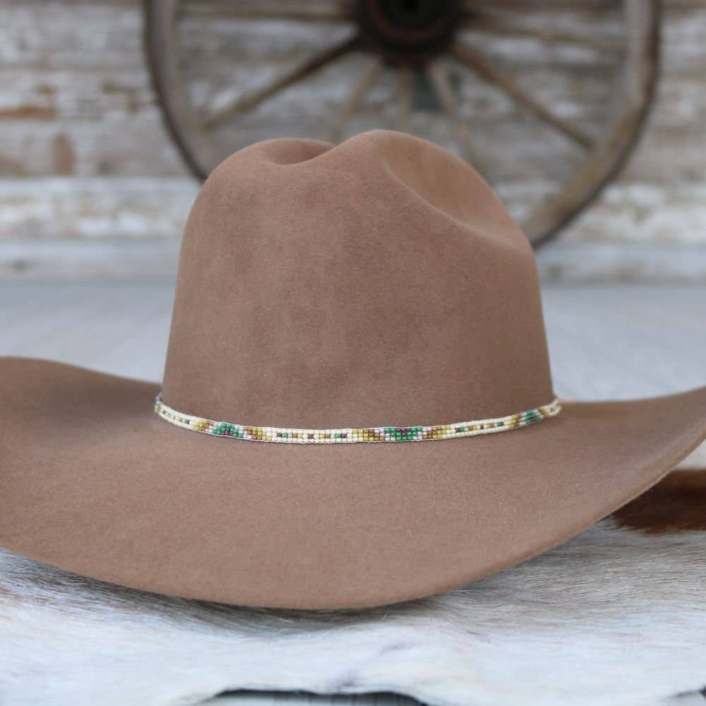 Western Beaded Hat Band - Pecos