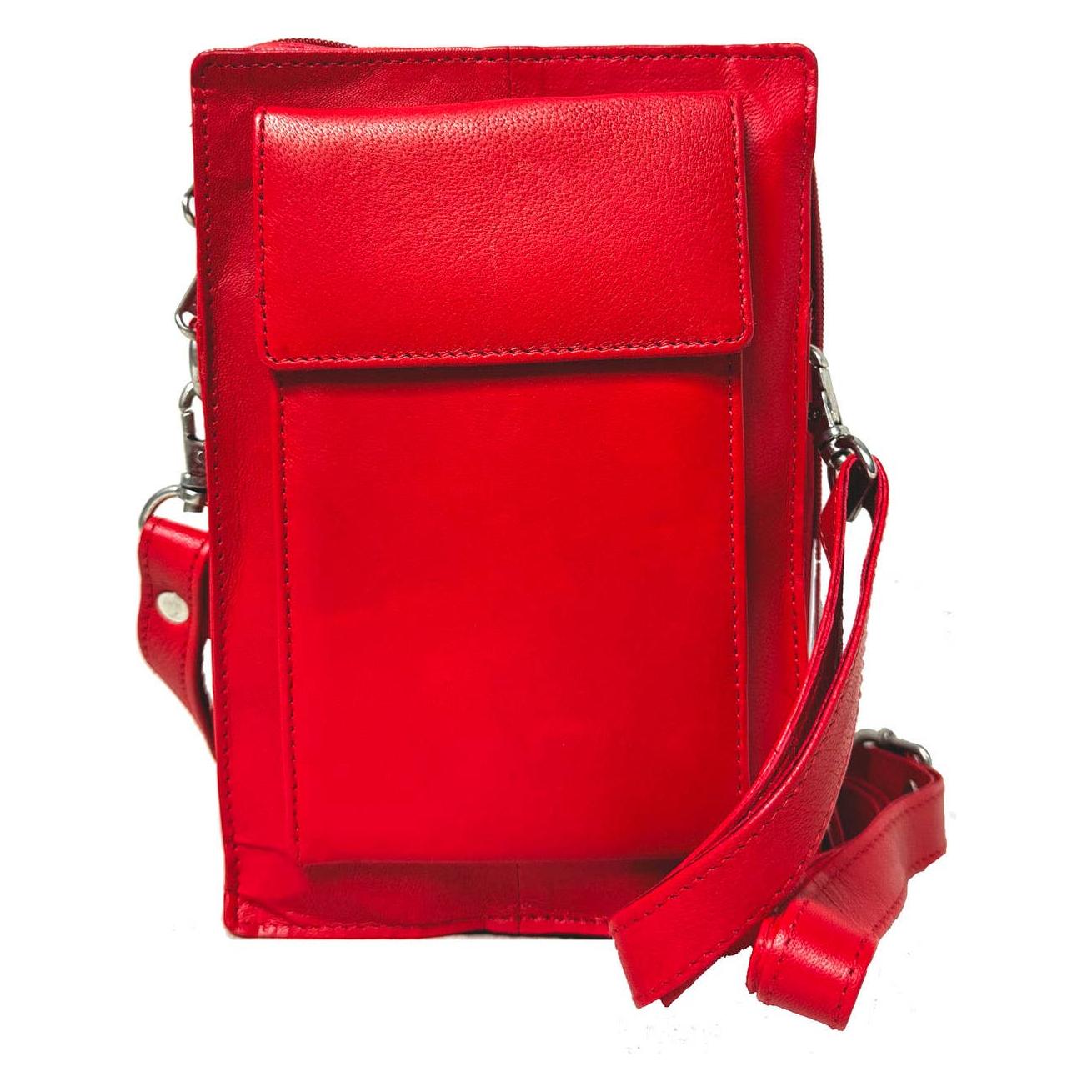 IGI CANADA - Genuine Leather Shoulder Messenger Organizer Bag # 3118