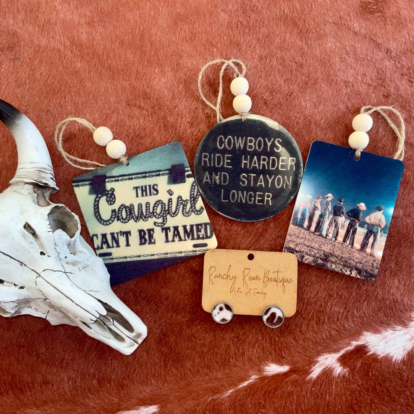 Western Cowboy Felt Freshies
