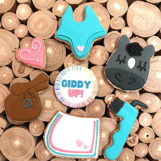 The Blissful Equestrian - Pony Pals Set Horse Cookie 6 pack
