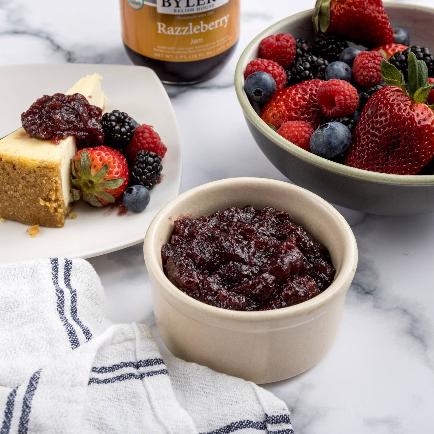 Byler's Granulated Sugar Free Razzle Berry Jam, 11 Oz