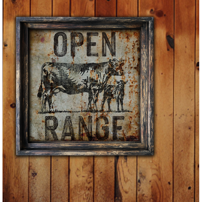 Open Range - 24" Square Canvas
