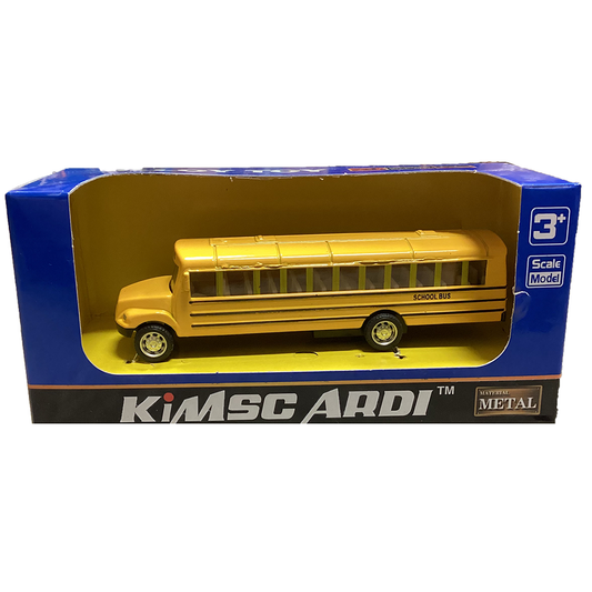 Texas Toy Distribution - School Bus Die-Cast Pull-Back Toy Vehicle