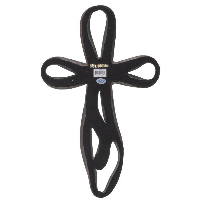 Western Crucifix W/Belt Wall Plaque