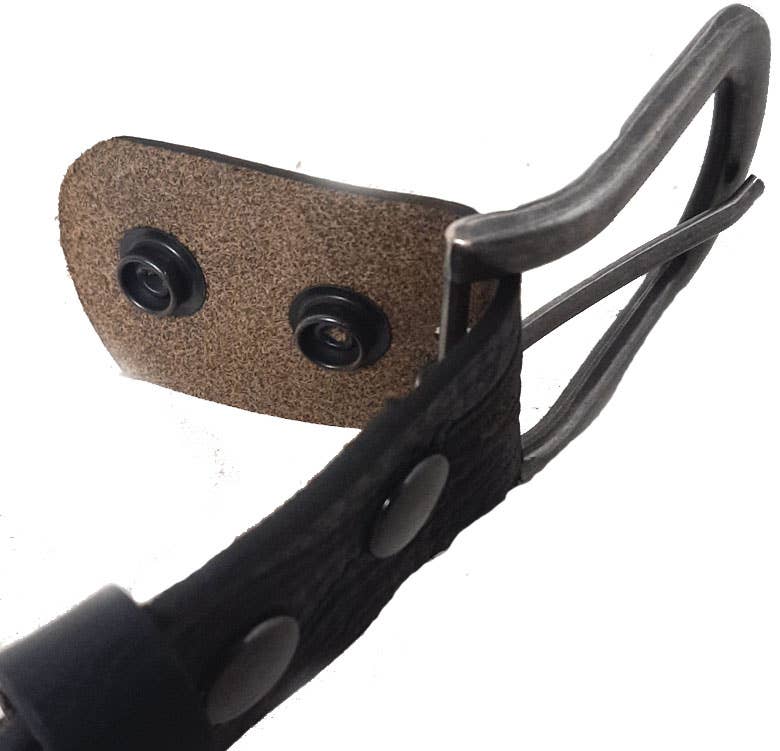 GENUINE LEATHER 40MM ROPE EMBOSSED BELT #1040