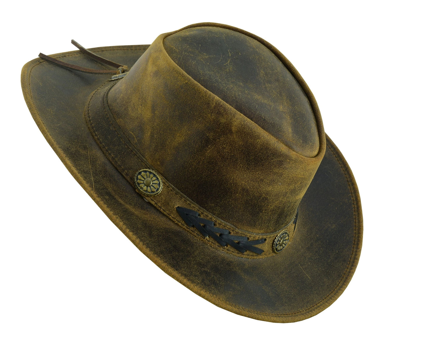 Sahara Leather Hats Western Style CR601