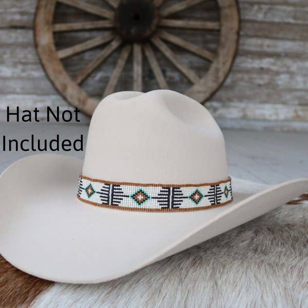 Beaded Hat Band - Mesa