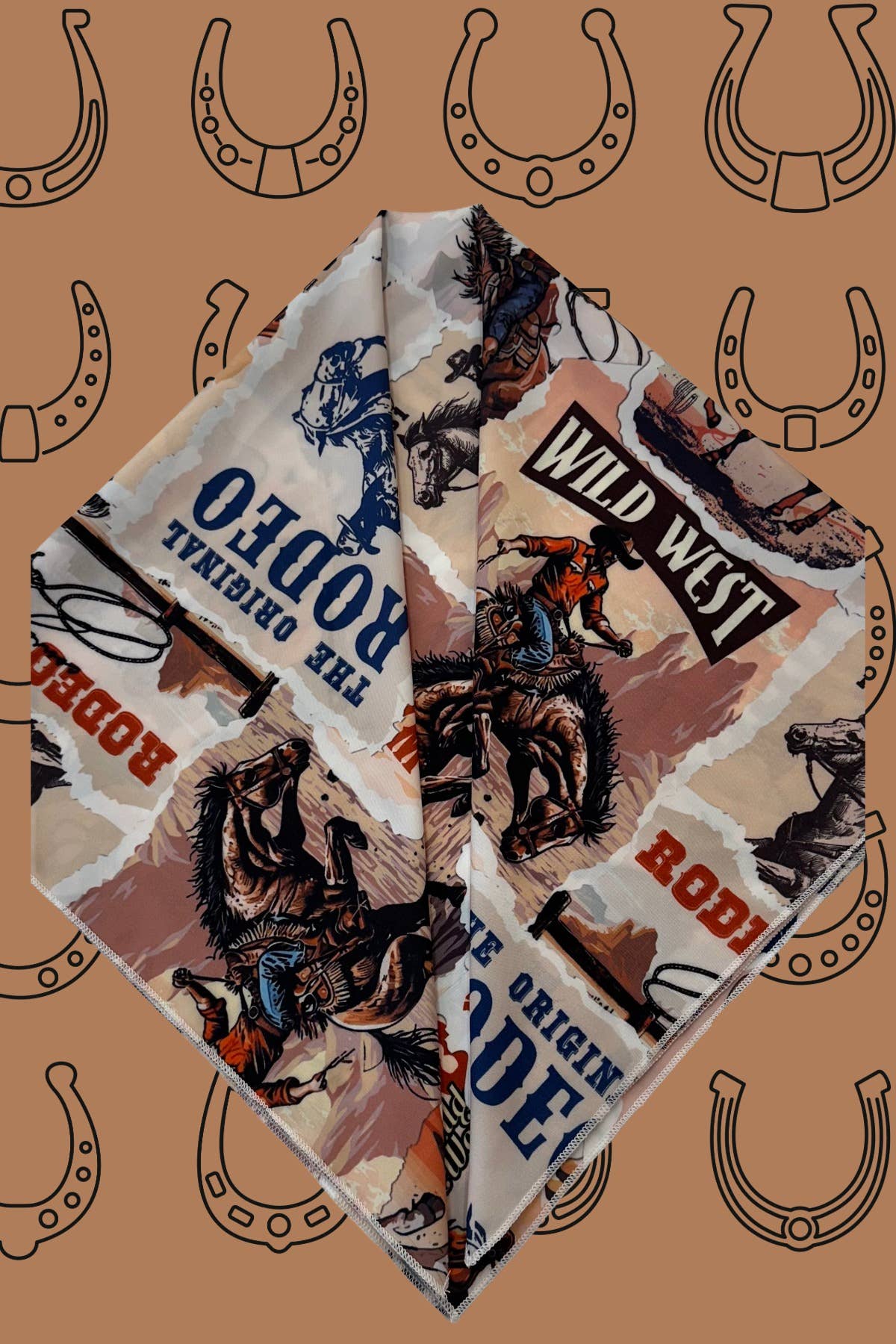 Ciao The Original Rodeo Print Scarf, Wild Rag SC-6716