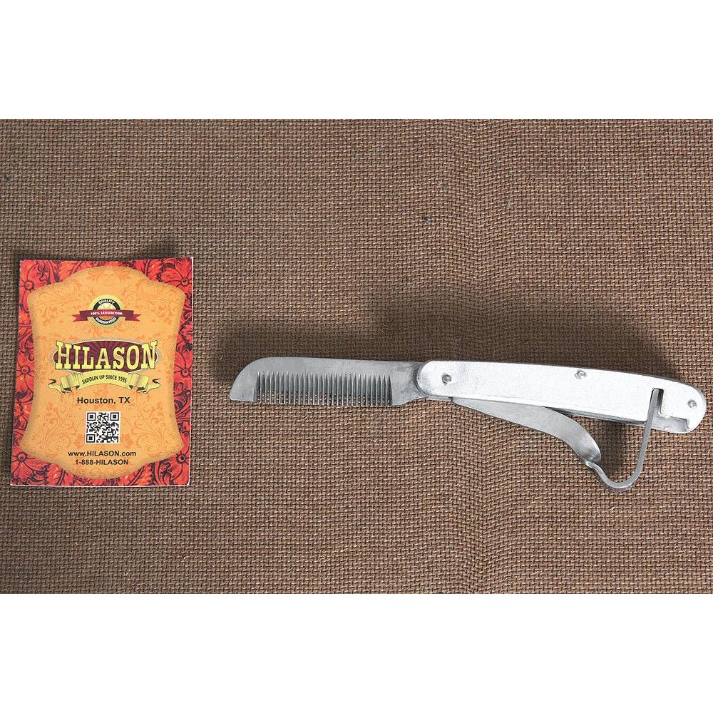 Hilason 2-in-1 Thinning Knife & Hoof Pick