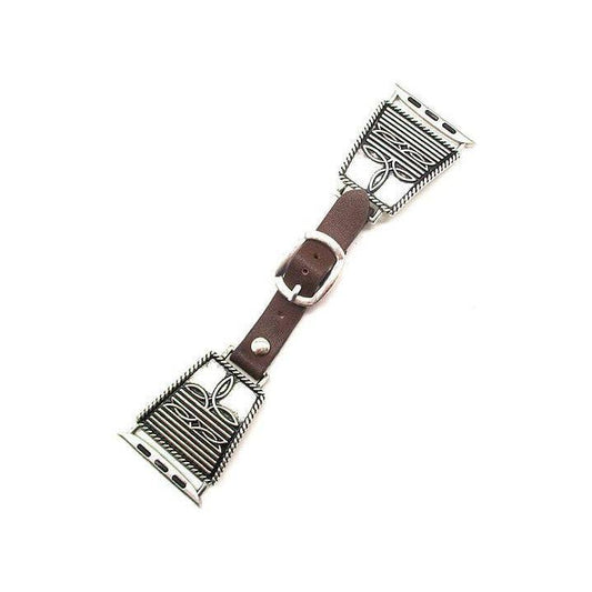 Snowing West - Western Boot Stitch Apple Watch Band
