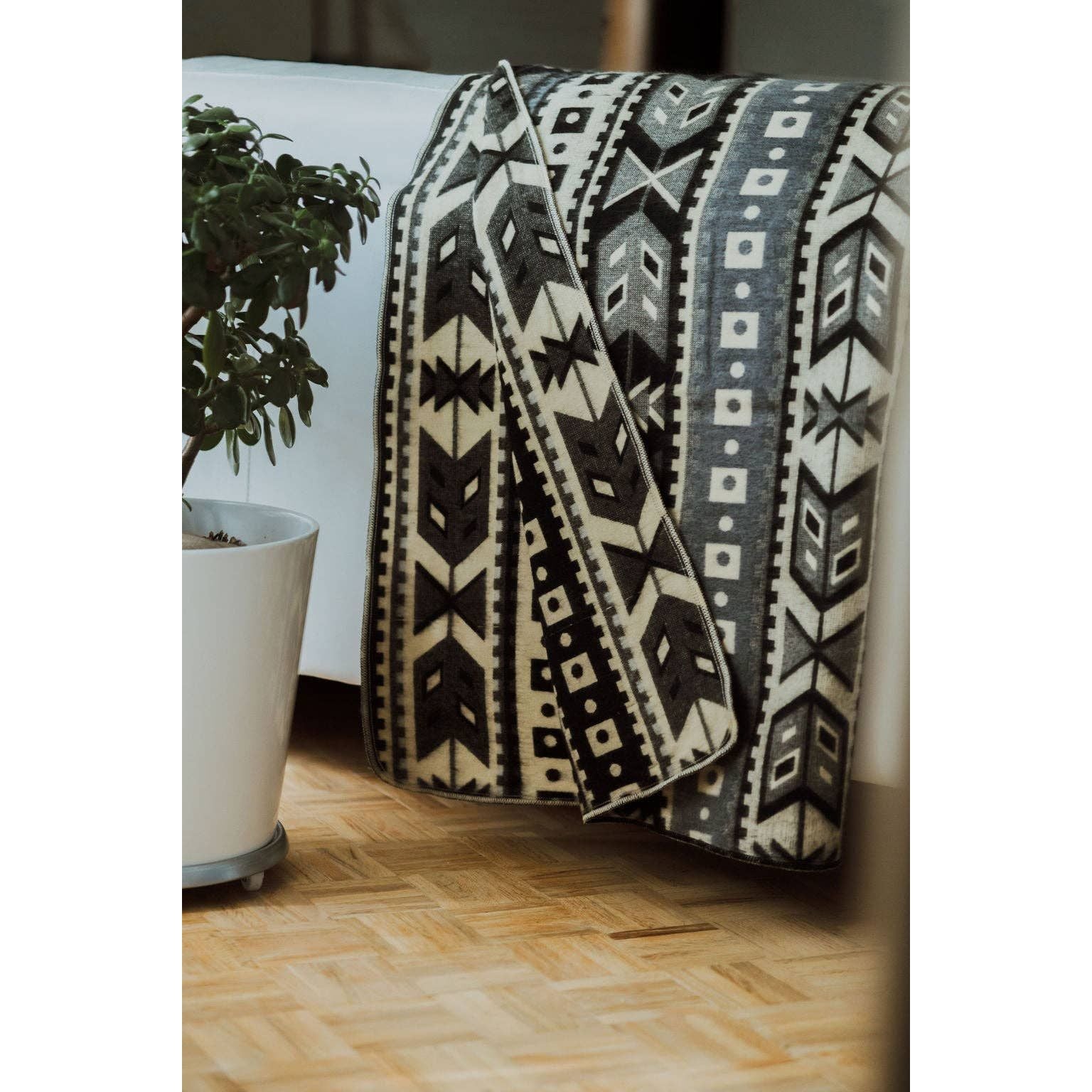 Huacaya Hug  Large Alpaca Blanket