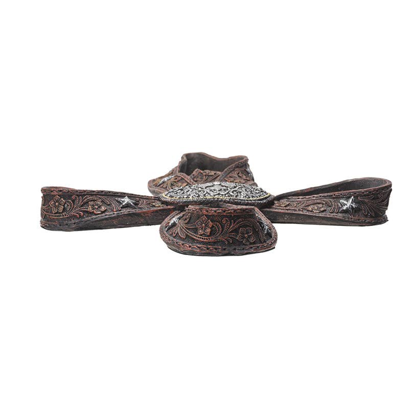 Western Crucifix W/Belt Wall Plaque