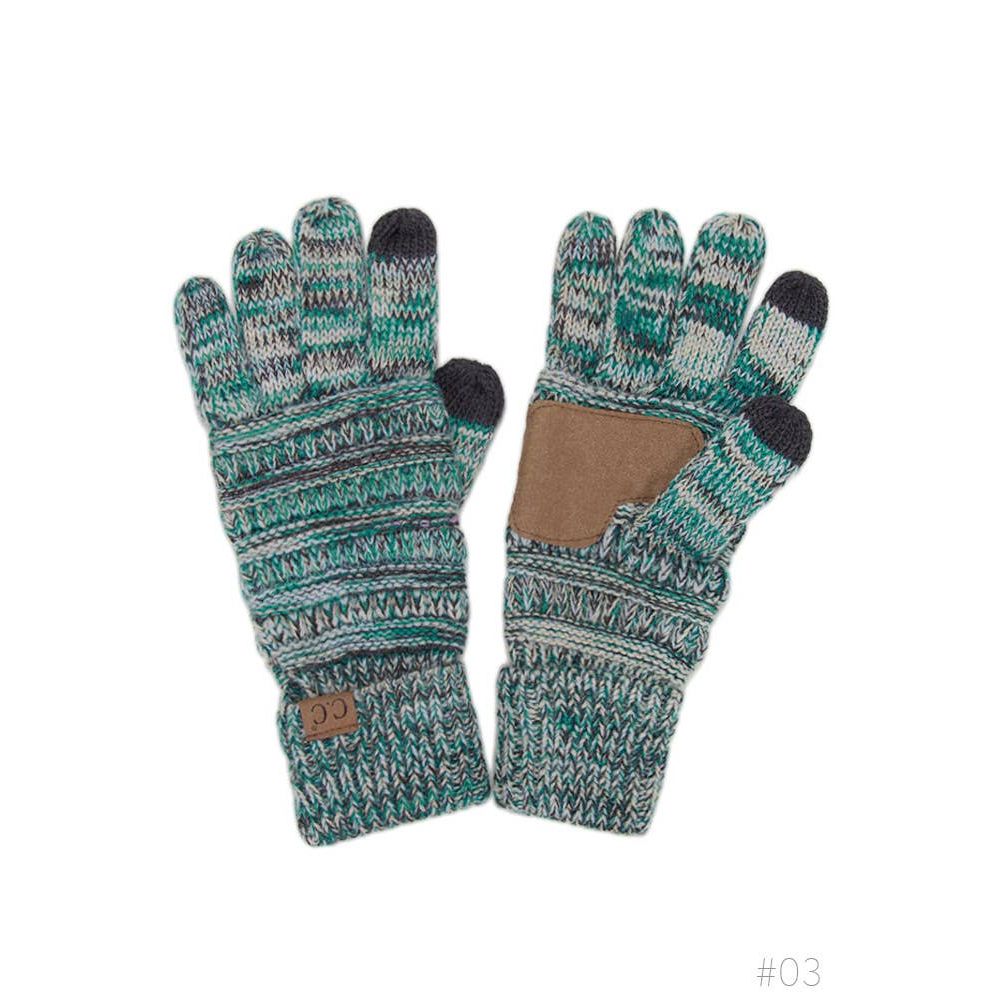 C.C Four Tone Touch Screen Compatible Gloves