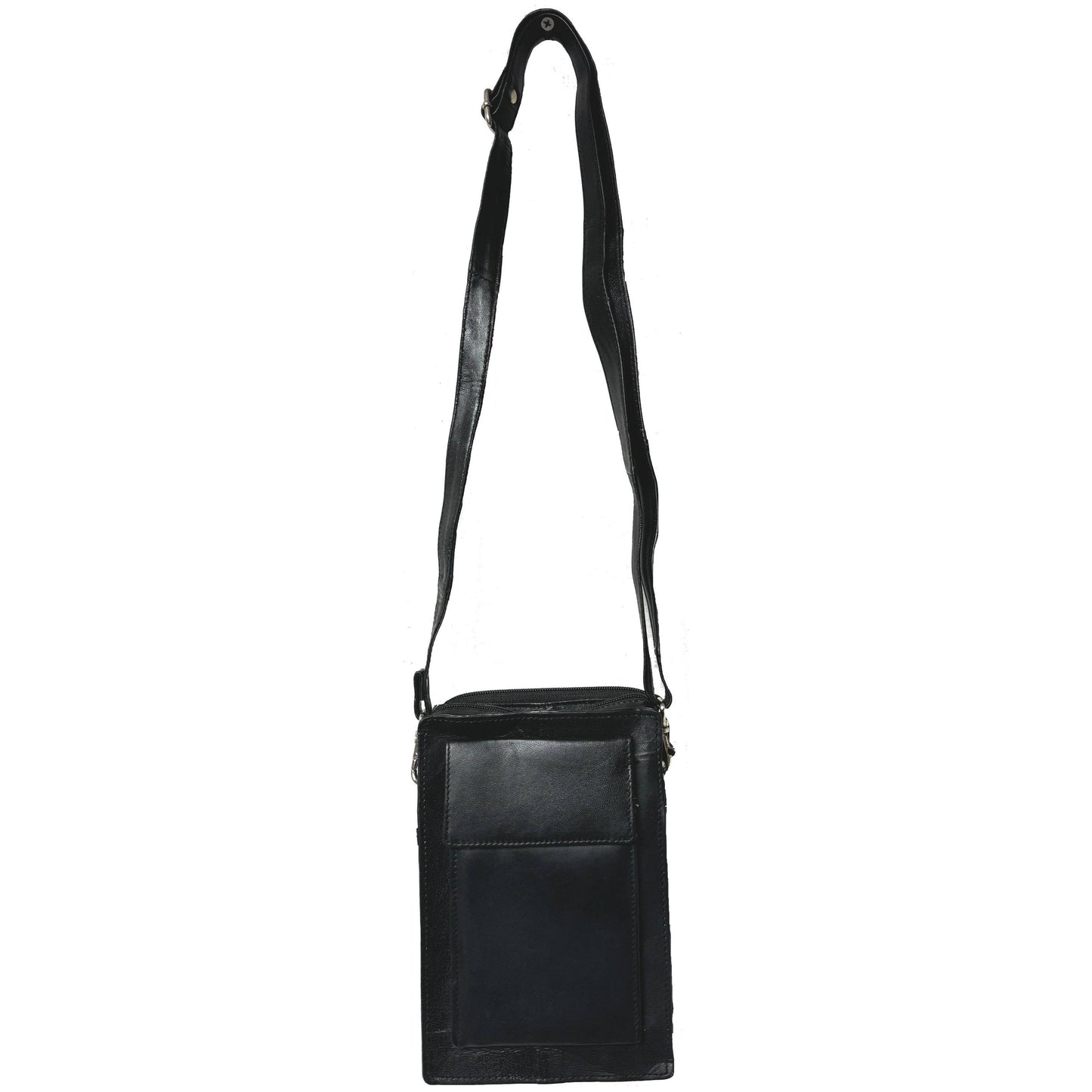 IGI CANADA - Genuine Leather Shoulder Messenger Organizer Bag # 3118