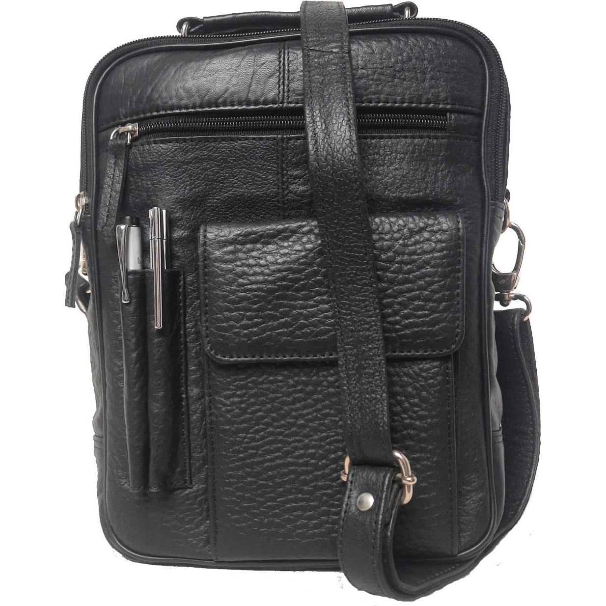 IGI CANADA - Genuine Leather Men's Large Shoulder Messenger Bag # 8550
