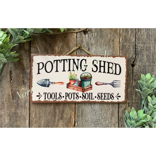 North Fork Mercantile - Potting Shed, Plant Lover Sign