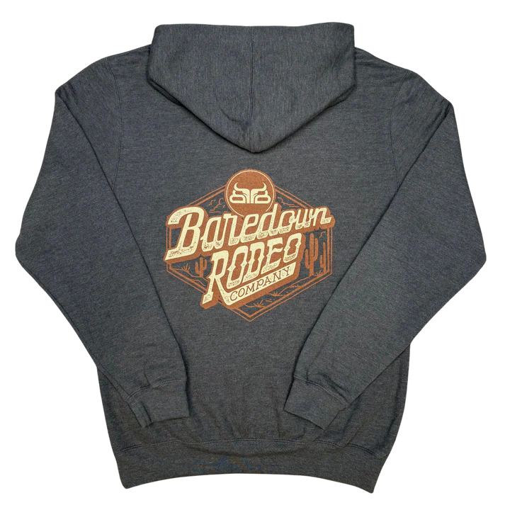 Baredown Brand - Canyon Heather Charcoal Hoodie