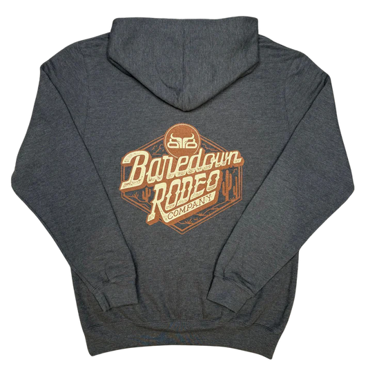 Baredown Brand - Canyon Heather Charcoal Hoodie
