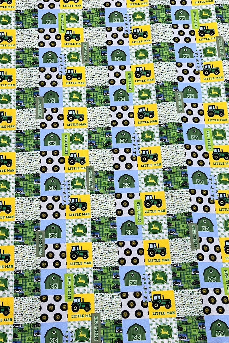51" X 60" Tractor Print Throw