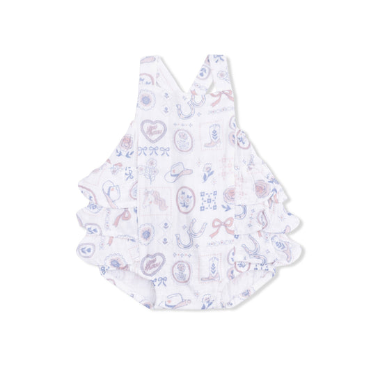Country Western Heirlooms - Ruffle Sunsuit