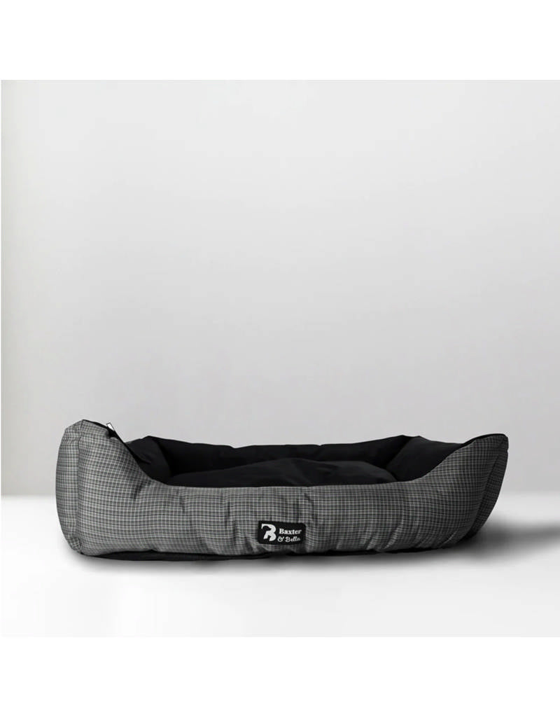 Baxter and Bella Lounger Bed Grey - Small 19x15x7inch - Small