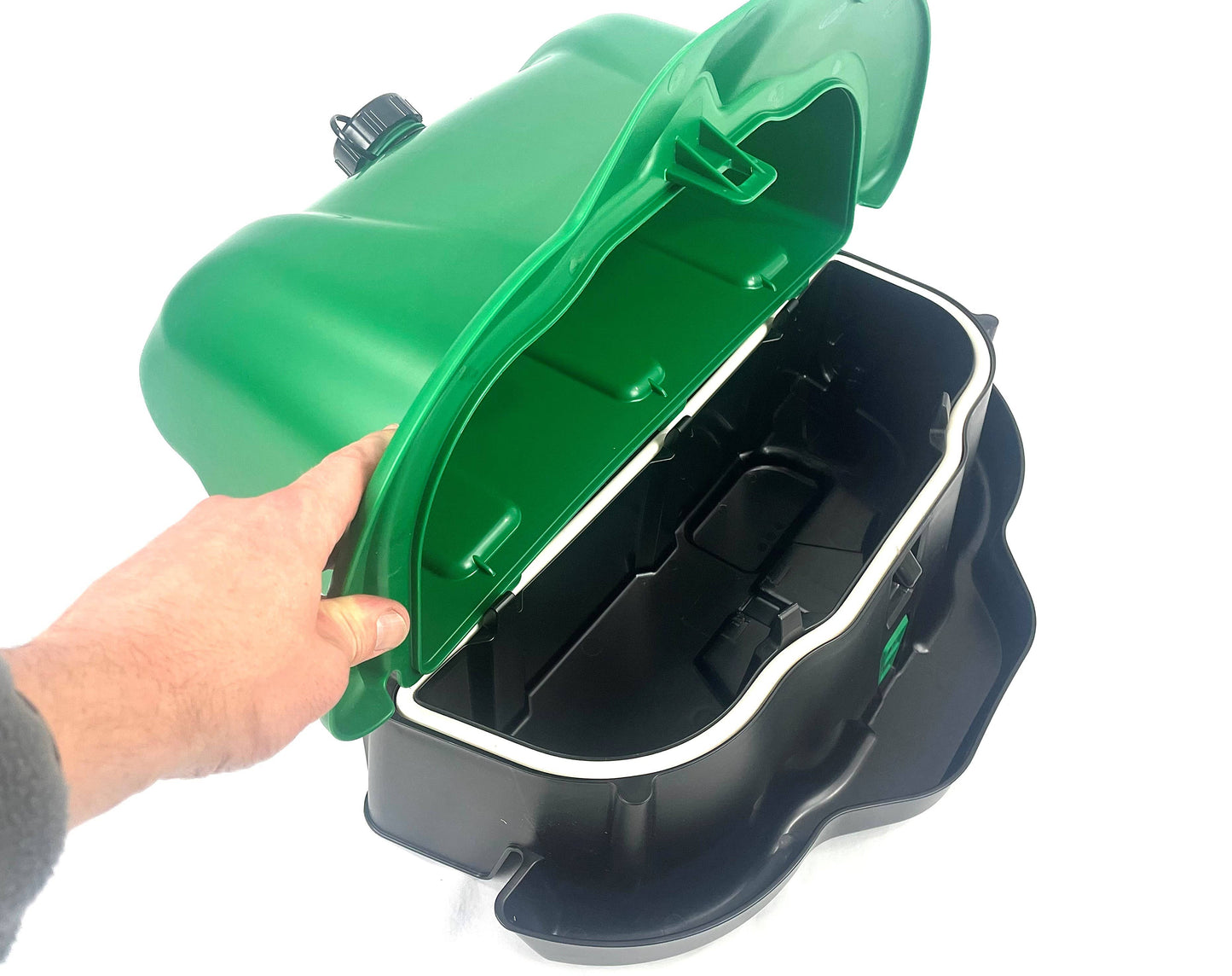 Mountable Self-filling Poultry Drinker, Green, 12L