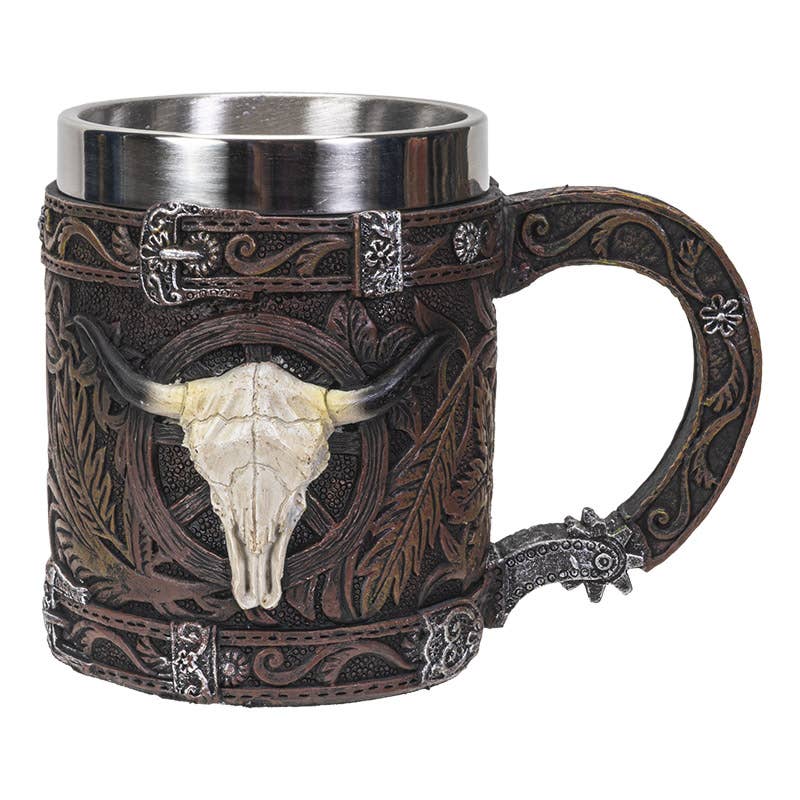 Western Cow Skull Coffee Mug