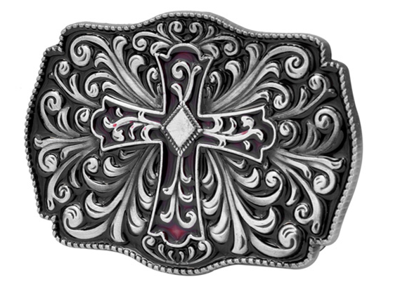 Cross Belt Buckle 1304