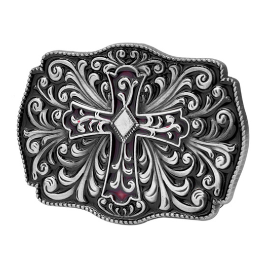 Cross Belt Buckle 1304