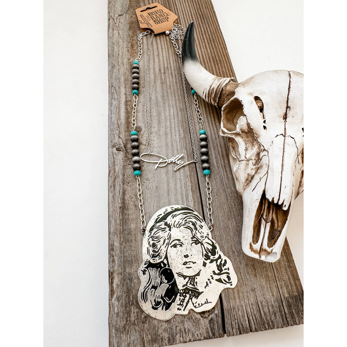 Western Dolly Navajo Pearl Layered Necklace