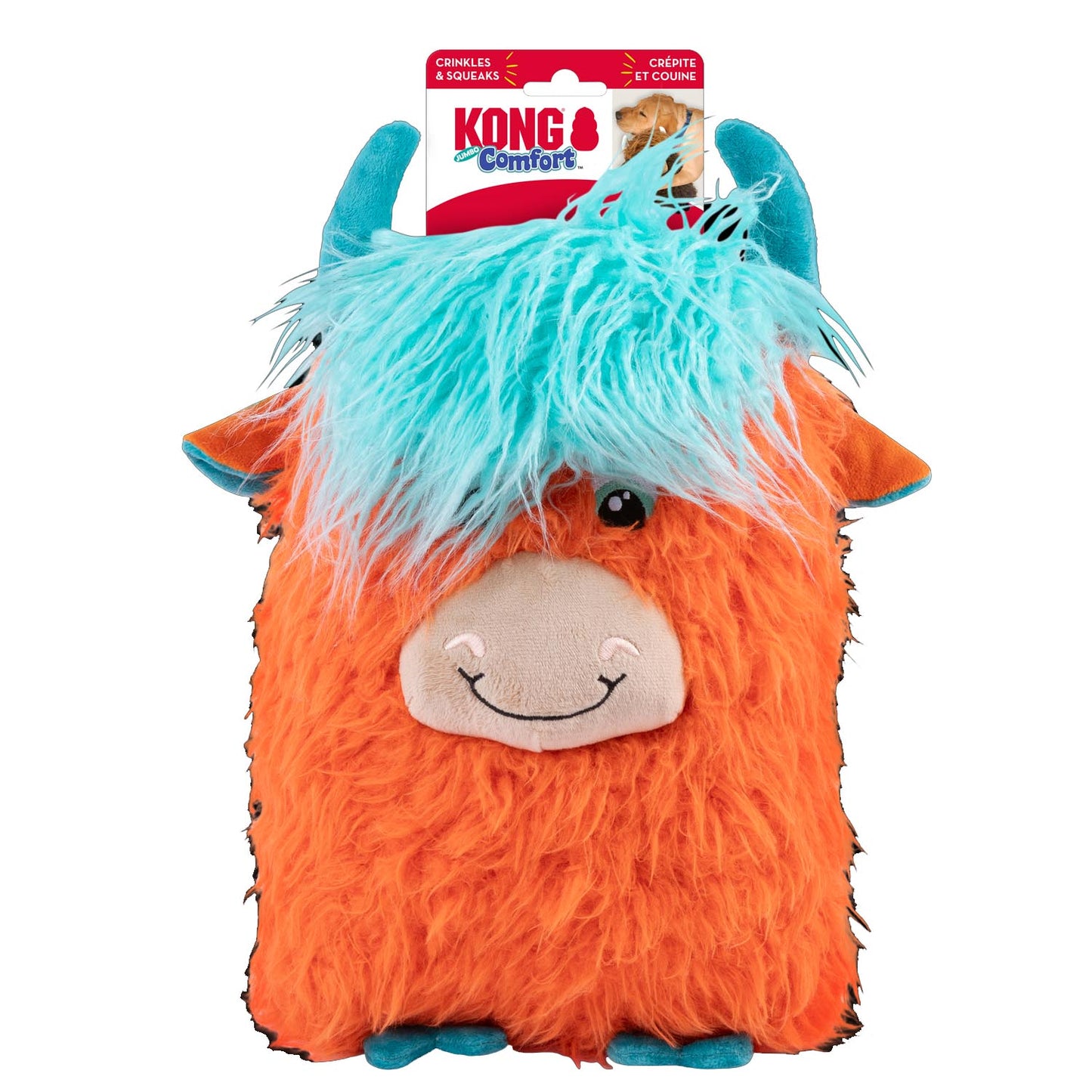 Kong Comfort Jumbo Highland Cow X Large