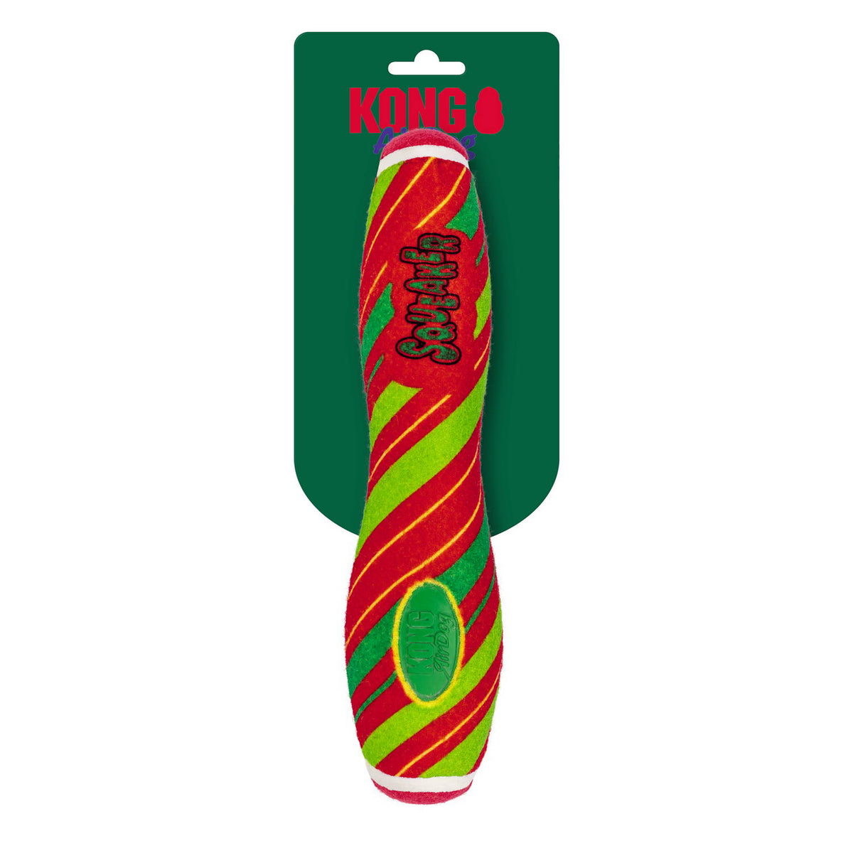 Kong Holiday Air Dog Squeaker Stick Striped