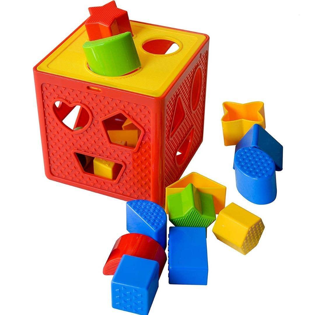 Play22 - Baby Shape Sorter Toy Blocks - Childrens Blocks 18 Shapes