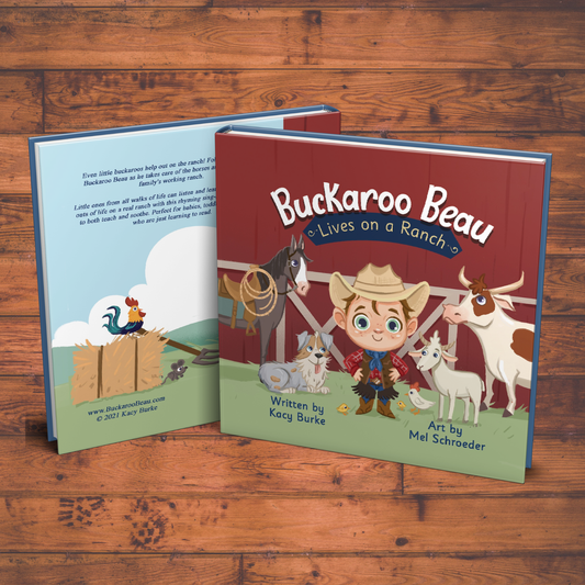 Buckaroo Beau Books - Hardcover: Buckaroo Beau Lives on a Ranch