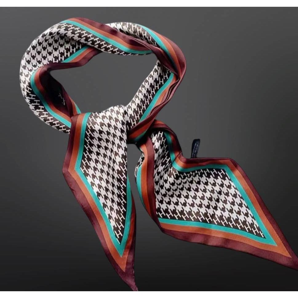 Arizona Western Houndstooth Twilly Scarf