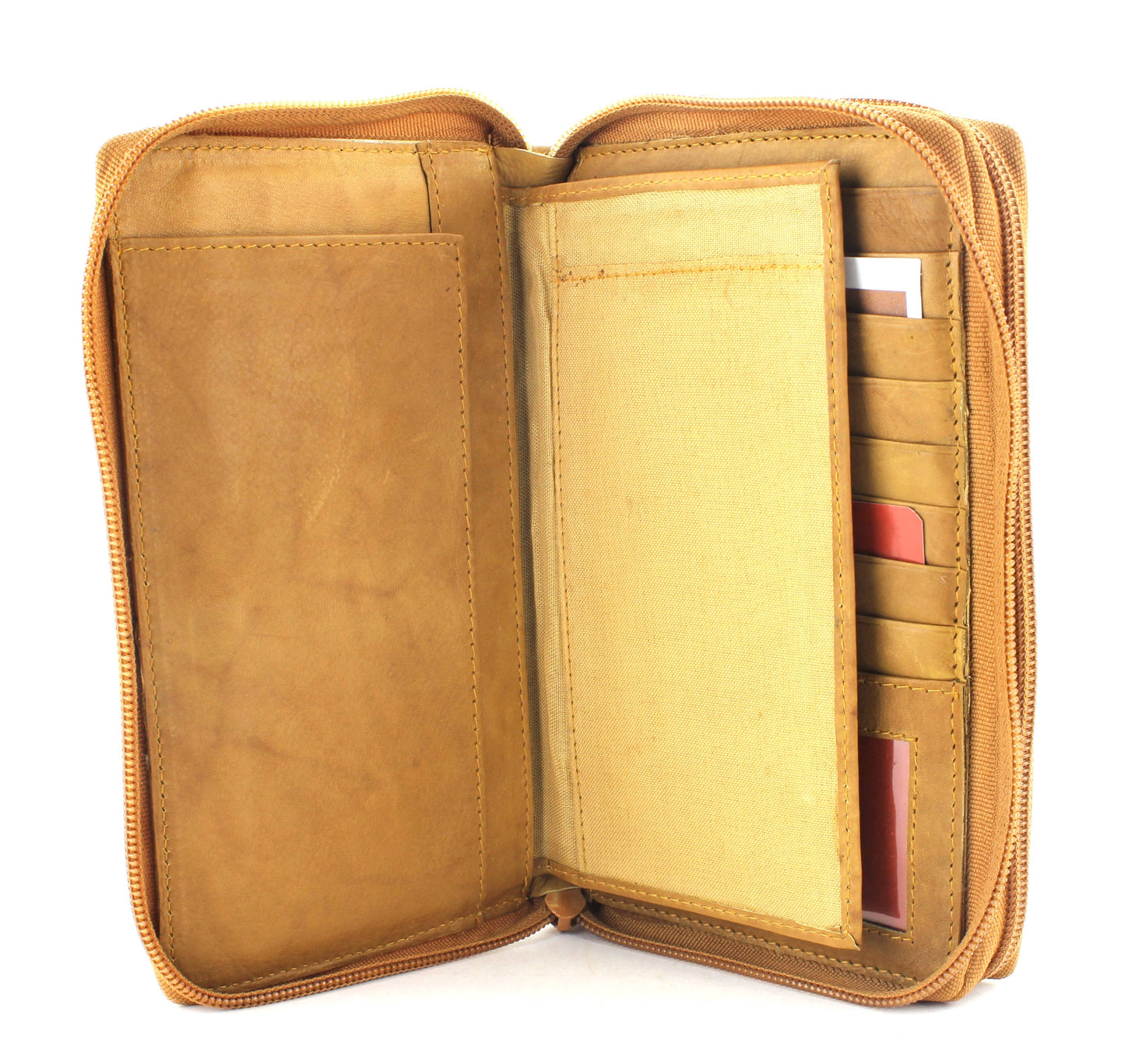 Double Zipper Women's Clutch 15585