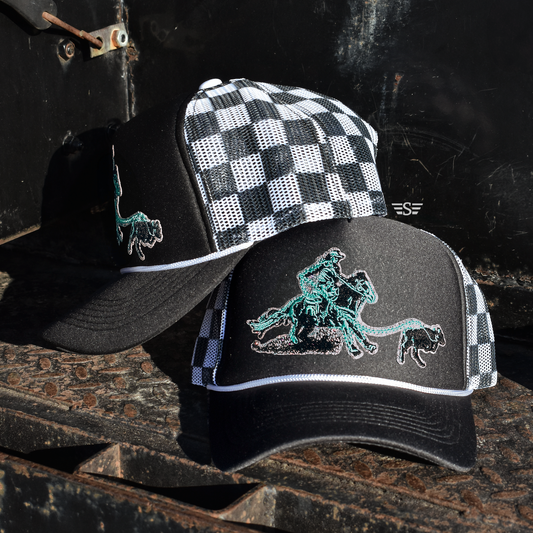 Flying S Company - Breakaway Roper Printed Mesh Trucker Cap
