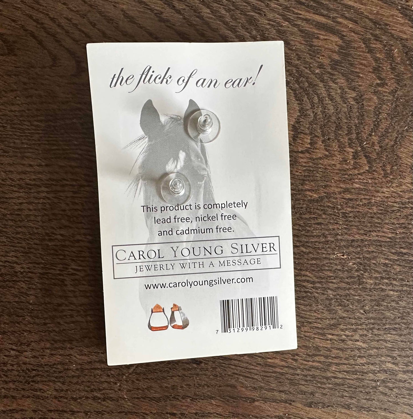 Saddle Stirrup Earrings