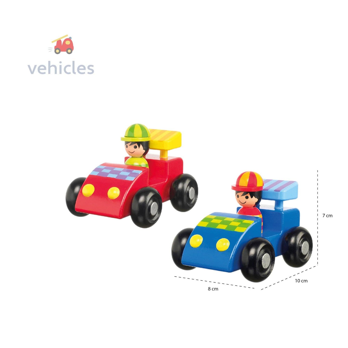 Orange Tree Toys - Racing Car Set (Wooden)