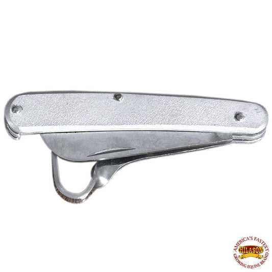 Hilason 2-in-1 Thinning Knife & Hoof Pick