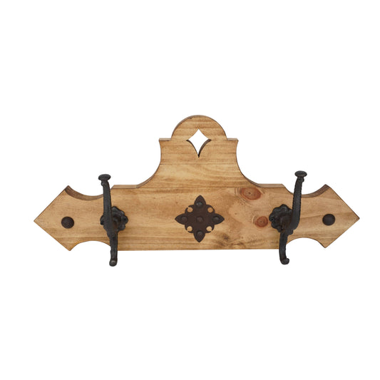 Durango Wall Hat Rack Western 27x11 Brown