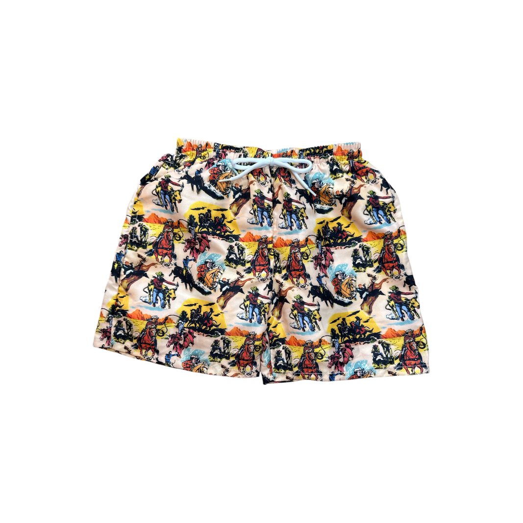 Old West Showdown Boys Swim Shorts
