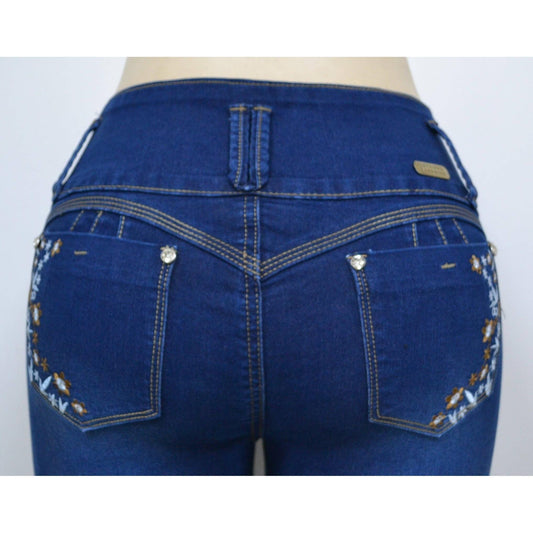 * Untamed Sapphire Clothing LLC - USC-F023 Sexy Bella Floret Butt Lifter Levante Cola Jeans