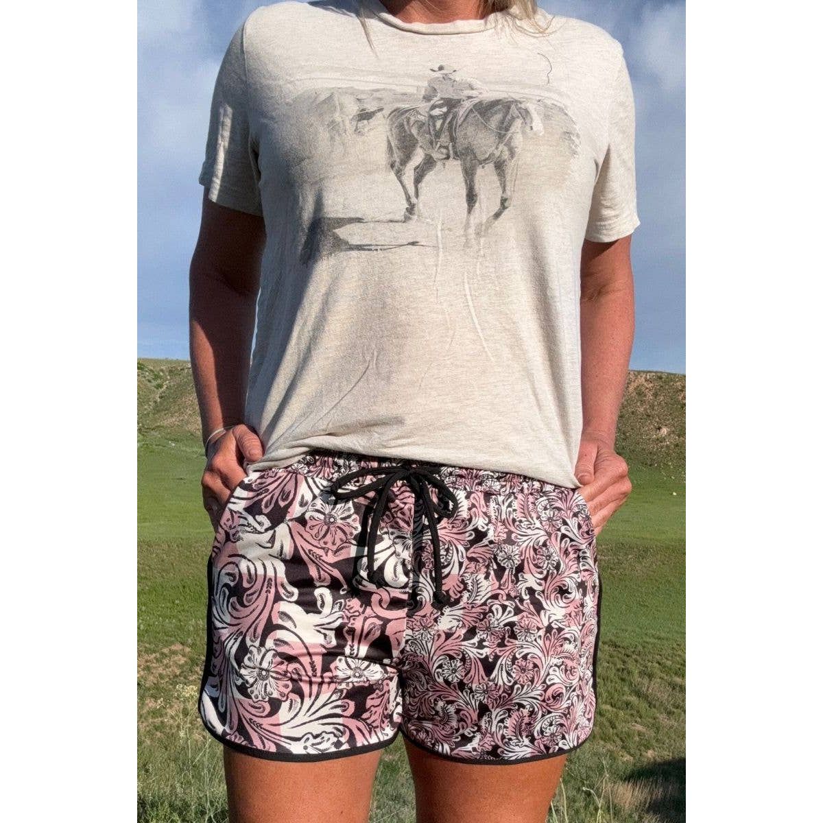 Checked In Tooled Shorts